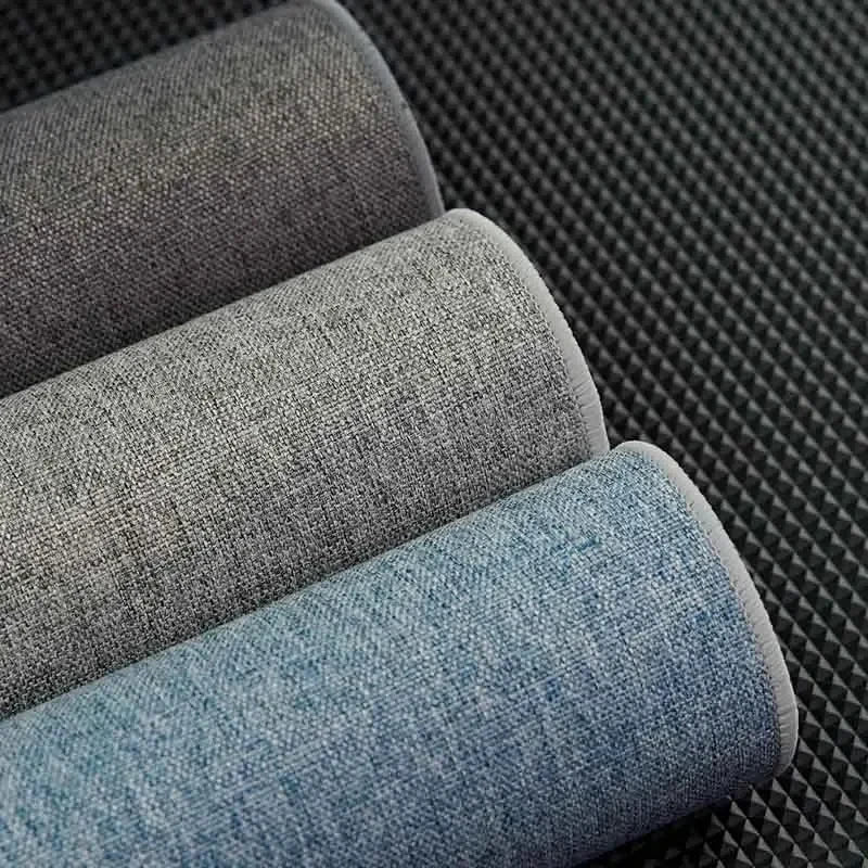 Large Shock Absorption Linen Table Mouse Pad Non-Slip Rubber Durable Advanced Oversized Table Mats For Computer Game Esports