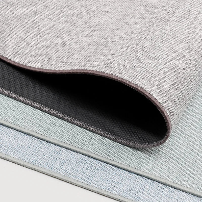 Large Shock Absorption Linen Table Mouse Pad Non-Slip Rubber Durable Advanced Oversized Table Mats For Computer Game Esports